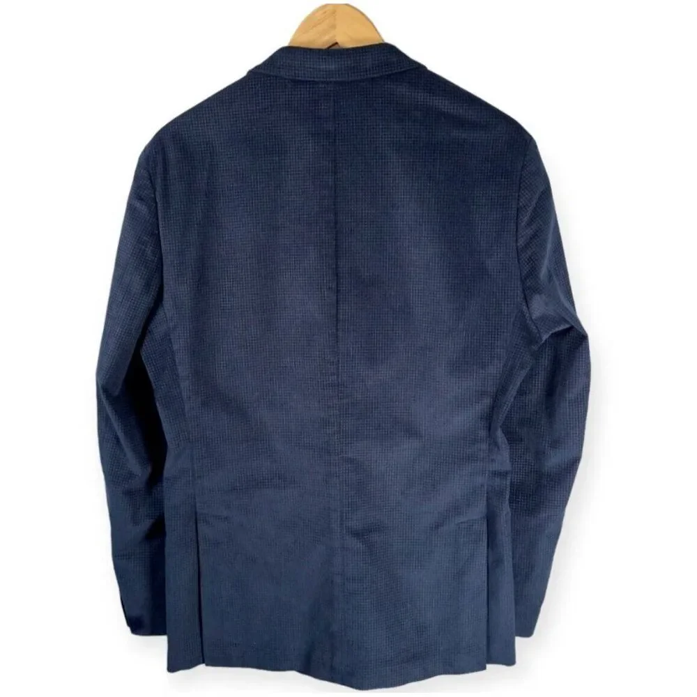 Vince Camuto Navy‎ Blue Men's Medium Cotton Sport Coat Blazer